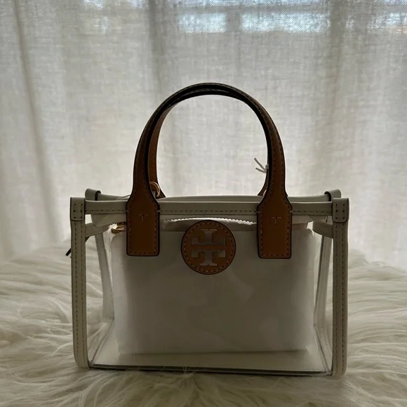 Tory Burch Ella Nylon Clear Mini Tote Bag
Crossbody Clear Brown - Picture 5 of 11